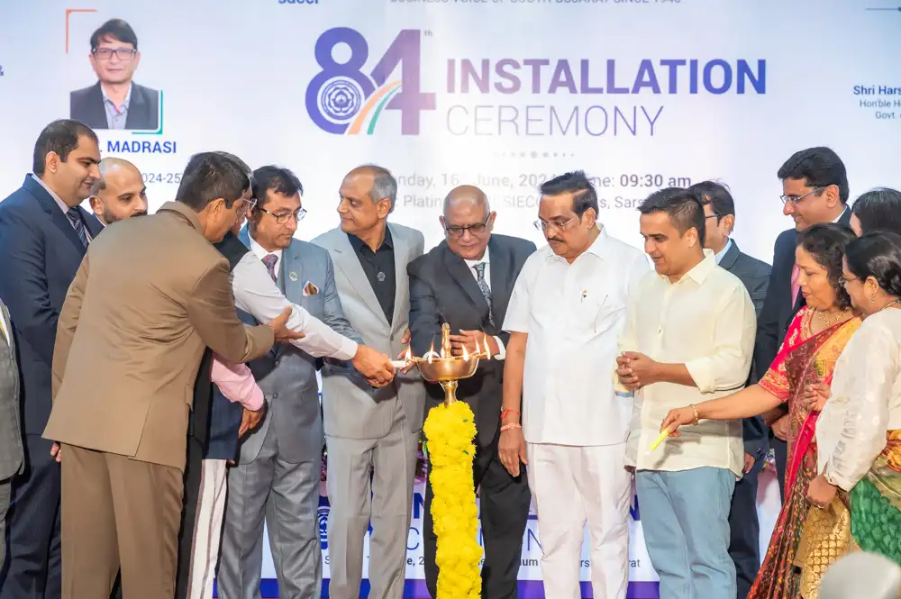 Mr. Debi Prasad Patra Graces the 84th Installation Ceremony of The Southern Gujarat Chamber of Commerce and Industry as Chief Guest